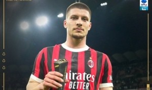 1过人6关键传球，约维奇当选米兰2-2佛罗伦萨一役全场最佳